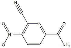 6-CYANO-5-NITROPYRIDINE-2-CARBOXAMIDE Struktur