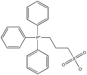 3-(TRIPHENYLPHOSPHONIO)PROPANE-1-SULFONATE Struktur