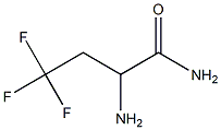 2-AMINO-4,4,4-TRIFLUOROBUTYRAMIDE Struktur