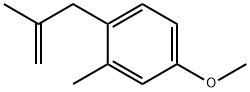 3-(4-METHOXY-2-METHYLPHENYL)-2-METHYL-1-PROPENE Struktur