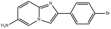 2-(4-BROMOPHENYL)IMIDAZO[1,2-A]PYRIDIN-6-YLAMINE Struktur