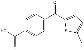 4-(5-METHYL-2-THENOYL)BENZOIC ACID Struktur