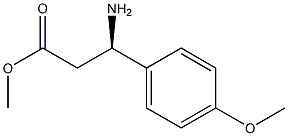 METHYL (3R)-3-AMINO-3-(4-METHOXYPHENYL)PROPANOATE Struktur