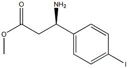 METHYL (3R)-3-AMINO-3-(4-IODOPHENYL)PROPANOATE Struktur