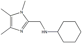 CYCLOHEXYL-(1,4,5-TRIMETHYL-1H-IMIDAZOL-2-YLMETHYL)-AMINE Struktur