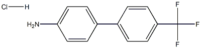 4'-(TRIFLUOROMETHYL)-[1,1'-BIPHENYL]-4-AMINE HYDROCHLORIDE Struktur