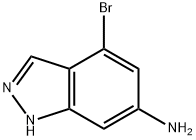 4-BROMO-6-AMINO (1H)INDAZOLE Struktur