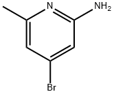 4-BROMO-6-METHYLPYRIDIN-2-AMINE Struktur