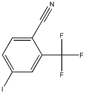 4-IODO-2-(TRIFLUOROMETHYL)BENZONITRILE Struktur