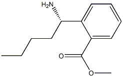 METHYL 2-((1S)-1-AMINOPENTYL)BENZOATE Struktur