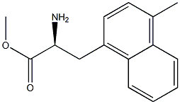 METHYL (2S)-2-AMINO-3-(4-METHYLNAPHTHYL)PROPANOATE Struktur