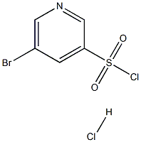 5-BROMO-3-PYRIDINESULFONYL CHLORIDE, HCL Struktur