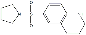 6-(PYRROLIDIN-1-YLSULFONYL)-1,2,3,4-TETRAHYDROQUINOLINE Struktur