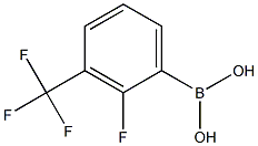 2-FLUORO-3-(TRIFLUOROMETHYL)PHENYLBORONIC ACID Struktur