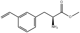 METHYL (2S)-2-AMINO-3-(3-VINYLPHENYL)PROPANOATE Struktur