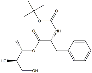 ERYTHRO-N-BOC-D-PHENYLALANINE EPOXIDE Struktur