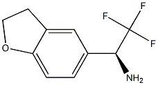 (1S)-1-(2,3-DIHYDROBENZO[B]FURAN-5-YL)-2,2,2-TRIFLUOROETHYLAMINE Struktur