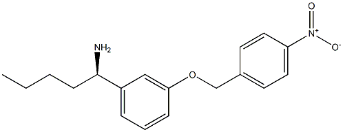 (1R)-1-(3-[(4-NITROPHENYL)METHOXY]PHENYL)PENTYLAMINE Struktur