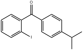 2-IODO-4'-ISOPROPYLBENZOPHENONE Struktur