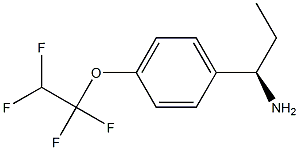 (1R)-1-[4-(1,1,2,2-TETRAFLUOROETHOXY)PHENYL]PROPYLAMINE Struktur