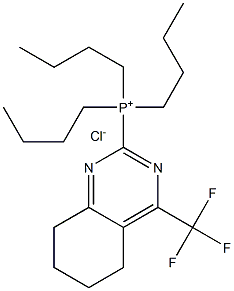 TRIBUTYL[5,6,7,8-TETRAHYDRO-4-(TRIFLUOROMETHYL)QUINAZOLIN-2-YL]PHOSPHONIUM CHLORIDE Struktur