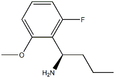 (1R)-1-(6-FLUORO-2-METHOXYPHENYL)BUTYLAMINE Struktur