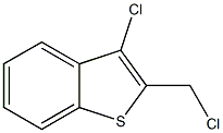 3-CHLORO-2-(CHLOROMETHYL)-1-BENZOTHIOPHENE Struktur