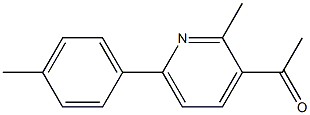 1-(2-METHYL-6-P-TOLYLPYRIDIN-3-YL)ETHANONE Struktur