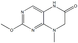 2-METHOXY-8-METHYL-7,8-DIHYDRO-5H-PTERIDIN-6-ONE Struktur