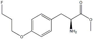 METHYL (2S)-2-AMINO-3-[4-(3-FLUOROPROPOXY)PHENYL]PROPANOATE Struktur