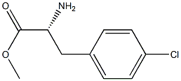 METHYL (2R)-2-AMINO-3-(4-CHLOROPHENYL)PROPANOATE Struktur