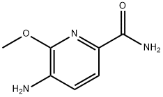 5-AMINO-6-METHOXYPYRIDINE-2-CARBOXAMIDE Struktur