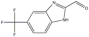 1H-BENZIMIDAZOLE-2-CARBOXALDEHYDE, 5-TRIFLUOROMETHYL- Struktur