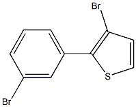 3-BROMO-(3-BROMO-2-THIENYL)BENZENE Struktur