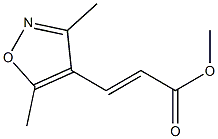 METHYL 3-(3,5-DIMETHYLISOXAZOL-4-YL)ACRYLATE Struktur