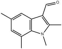 1,2,5,7-TETRAMETHYL-1H-INDOLE-3-CARBALDEHYDE Struktur