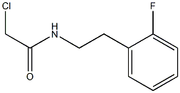 2-CHLORO-N-[2-(2-FLUOROPHENYL)ETHYL]ACETAMIDE Struktur