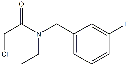 2-CHLORO-N-ETHYL-N-(3-FLUOROBENZYL)ACETAMIDE Struktur