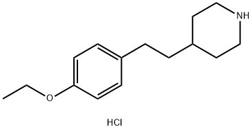 4-[2-(4-ETHOXYPHENYL)ETHYL]PIPERIDINE HYDROCHLORIDE Struktur