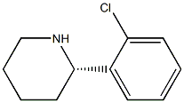 (S)-2-(2-CHLOROPHENYL)PIPERIDINE Struktur