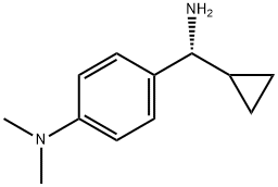 [4-((1R)AMINOCYCLOPROPYLMETHYL)PHENYL]DIMETHYLAMINE Struktur