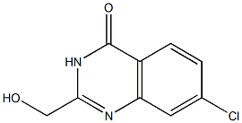 7-CHLORO-2-(HYDROXYMETHYL)QUINAZOLIN-4(3H)-ONE Struktur