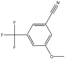 3-METHOXY-5-(TRIFLUOROMETHYL)BENZONITRILE Struktur