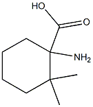 1-AMINO-2,2-DIMETHYLCYCLOHEXANECARBOXYLIC ACID Struktur