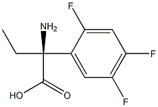 (2S)-2-AMINO-2-(2,4,5-TRIFLUOROPHENYL)BUTANOIC ACID Struktur