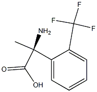 (2S)-2-AMINO-2-[2-(TRIFLUOROMETHYL)PHENYL]PROPANOIC ACID Struktur