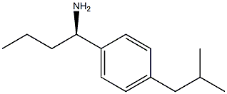 (1R)-1-[4-(2-METHYLPROPYL)PHENYL]BUTYLAMINE Struktur