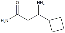 3-AMINO-3-CYCLOBUTYL-PROPIONIC ACID AMIDE Struktur