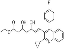 (E)-3,5-二羥基-7-[2-環(huán)丙基-4-(4-氟苯基)-3-喹啉基]庚-6-烯酸乙酯;172336-32-2