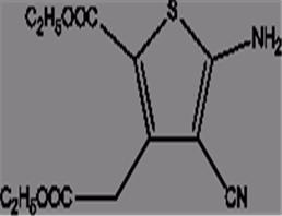 5-氨基-4-氰基-3-(2-乙氧基-2-羧甲基)-2-噻吩甲酸乙酯